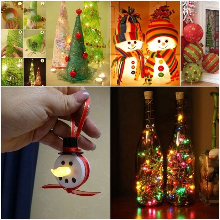 13 Lighted Christmas Decorations That You Can Make Yourself