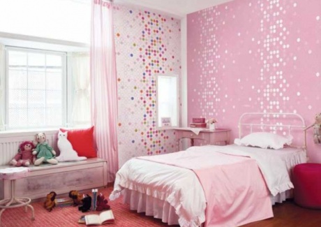 pink bedroom