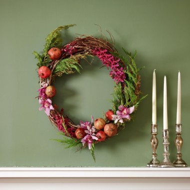 Classy Mantel Wreath