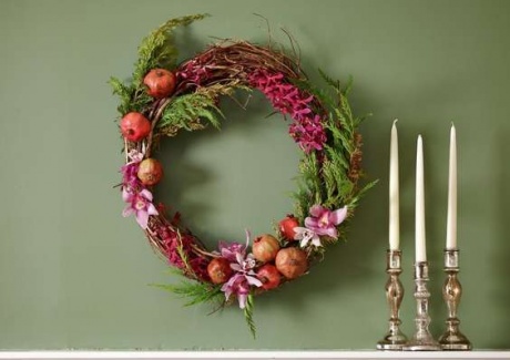 Classy Mantel Wreath