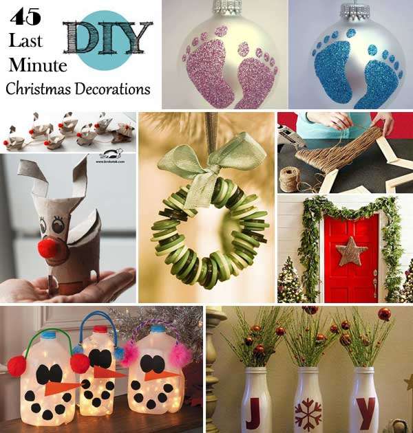 15 Super Easy Last Minute Christmas Decorations