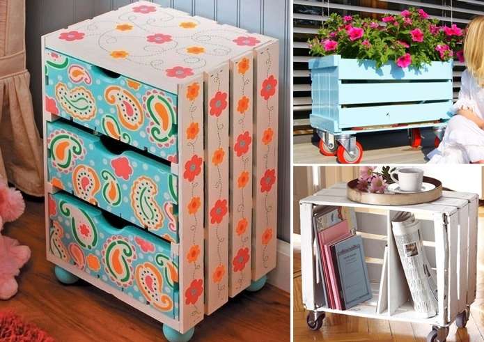 15 Painted Wooden Crate Projects That Are Just Amazing
