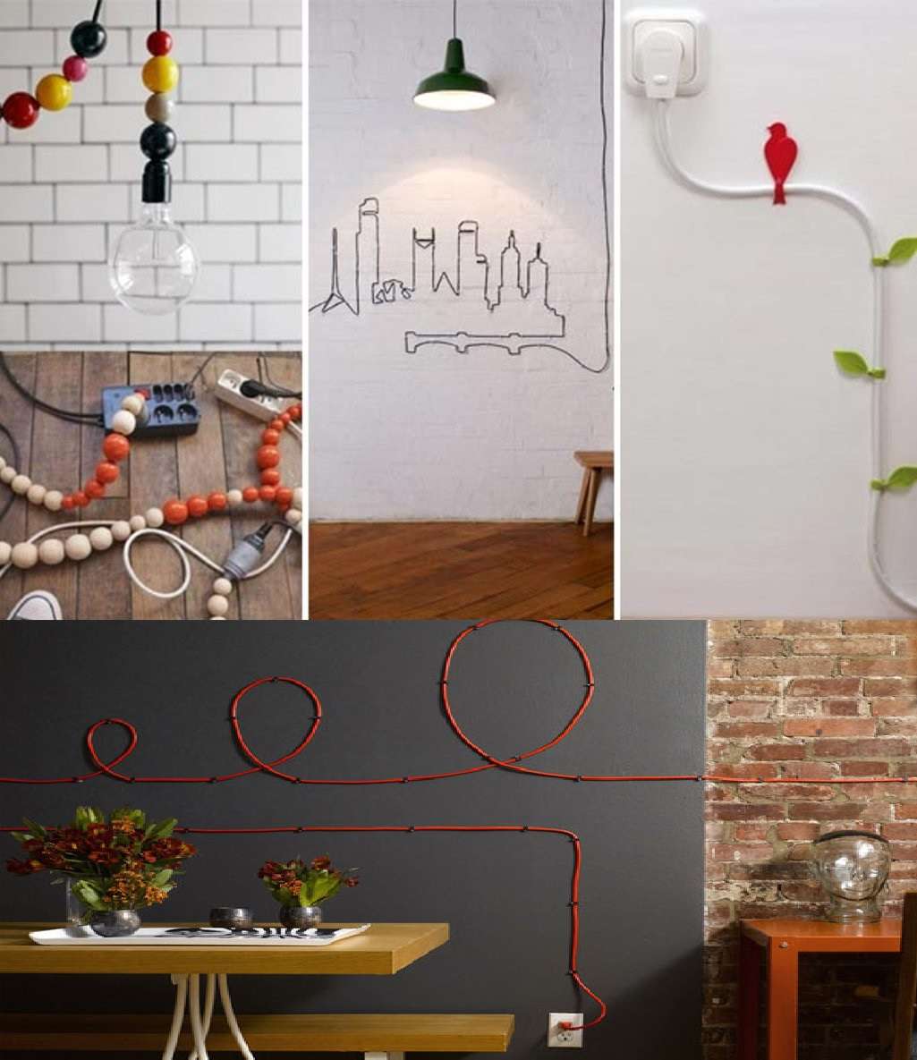 12 Smart DIY Ideas To Hide The Wires in The Wall Room