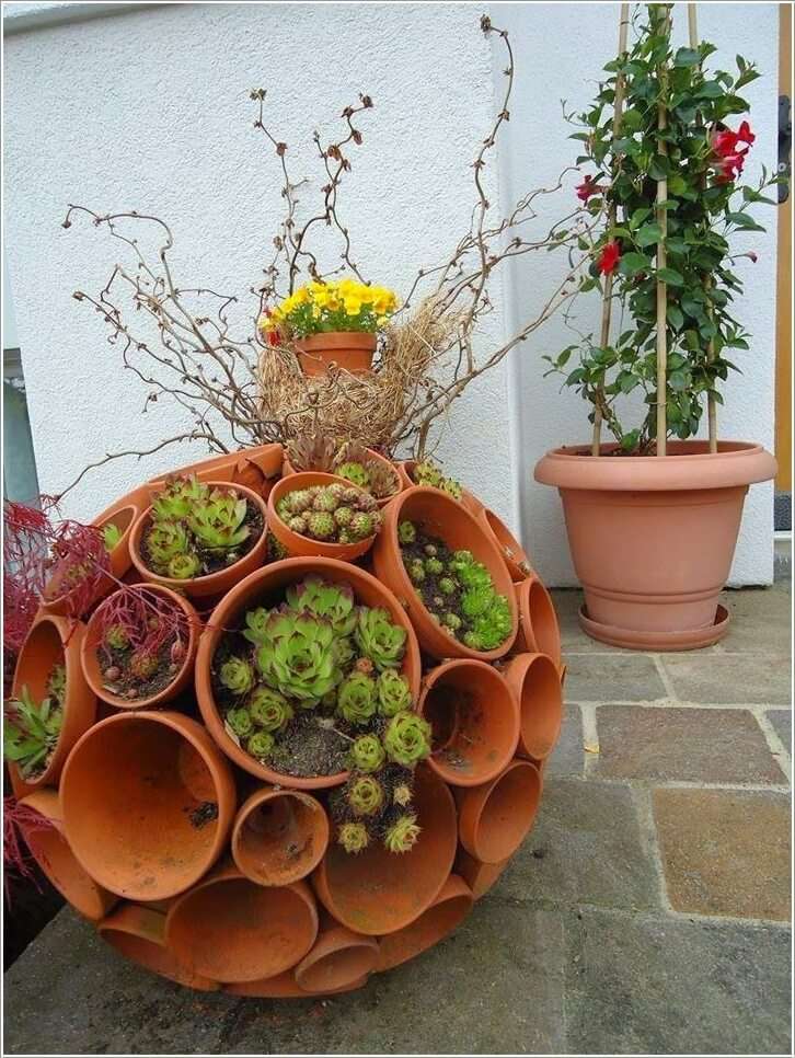 Sparkling Diy Clay Pot Ideas For The Garden Terracotta Flower Pots | My ...