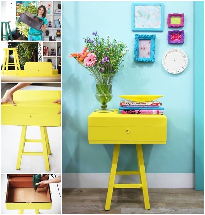 15 Clever Ideas To Recycle Old Bar Stools, Repurpose Wooden Bar Stools