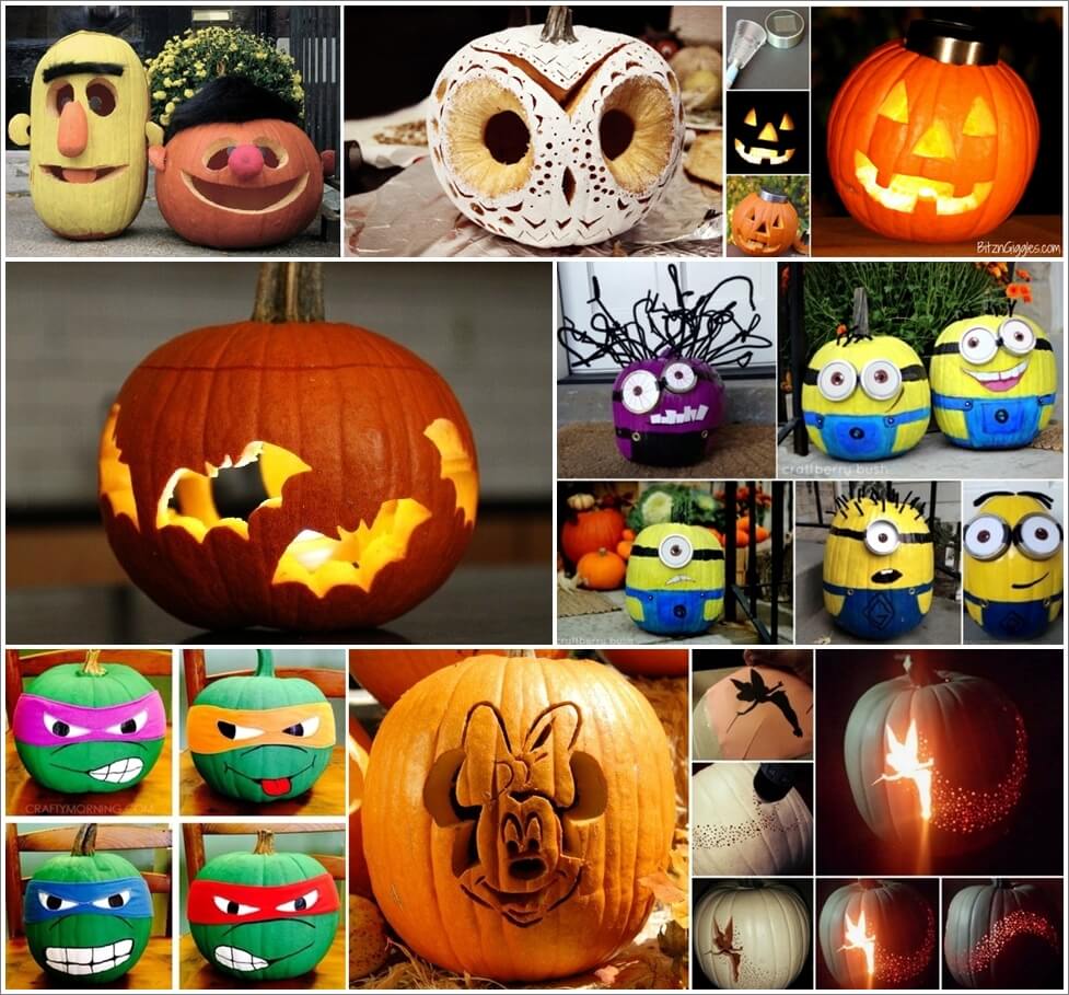 Over 30 Halloween Pumpkin Decorating Ideas