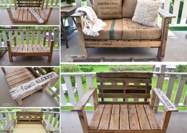 Build This Pallet Wood Chair for Your Patio fi