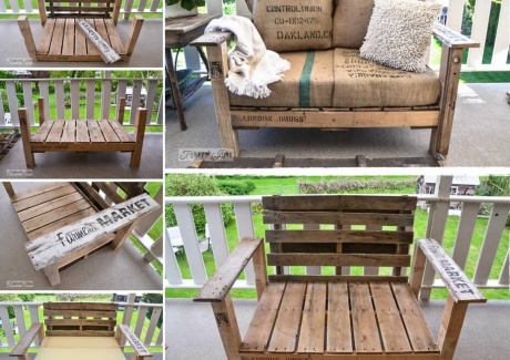 Build This Pallet Wood Chair for Your Patio fi