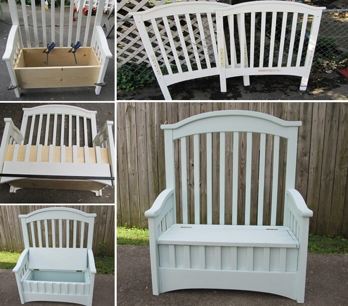 crib into bench