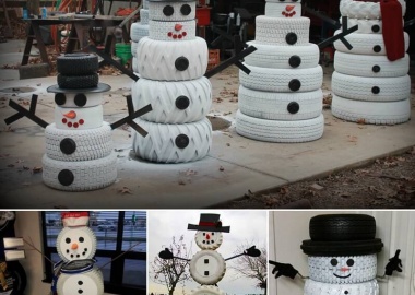 Make A Snowman from No Snow Materials This Winter  fi