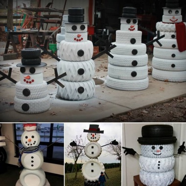 Make A Snowman from No Snow Materials This Winter  fi