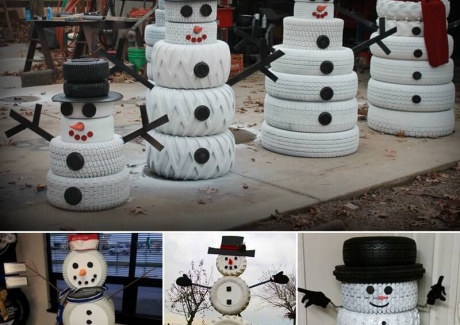 Make A Snowman from No Snow Materials This Winter  fi