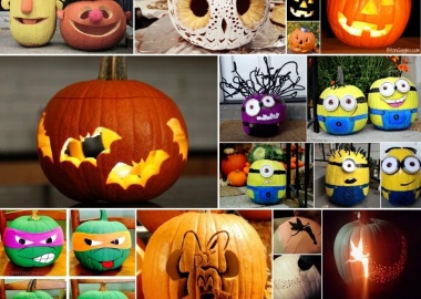 Over 30 Halloween Pumpkin Decorating Ideas  fi