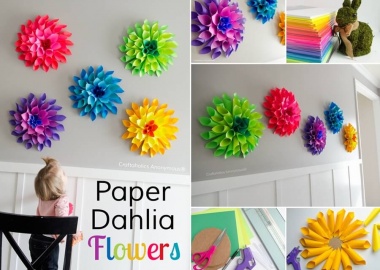 These Paper Dahlia Flowers Will Give You an Itch of Crafting  fi