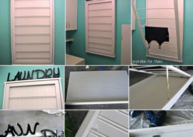 This Beadboard Laundry Drying Rack is Amazing fi