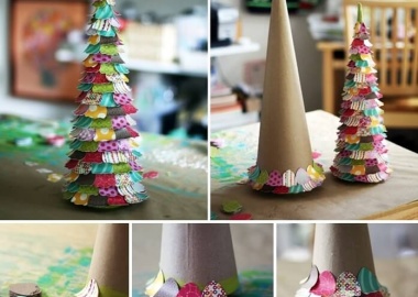 How Lovely These Petal Christmas Trees Are! fi