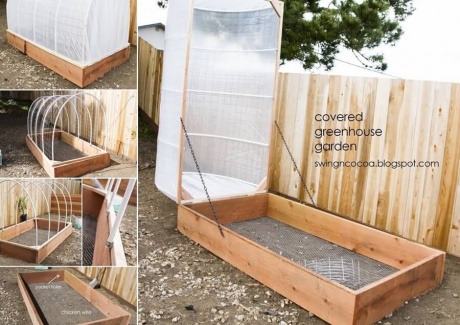 Look At This Amazing Covered Greenhouse Idea fi