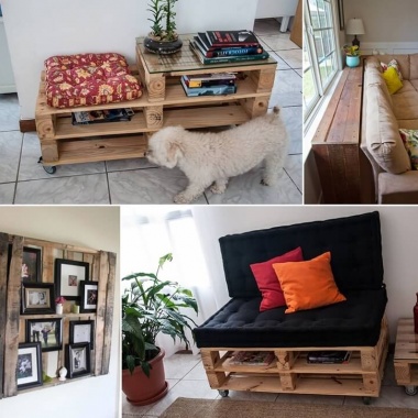 Make Furniture for Your Living Room with Pallets fi