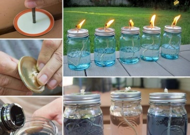 These Mason Jar Candles Would Look Lovely on a Winter Bonfire  fi