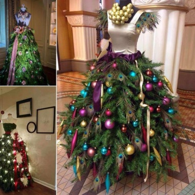 Wow! These Christmas Trees are Made with Mannequins fi