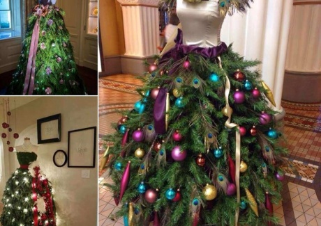 Wow! These Christmas Trees are Made with Mannequins fi