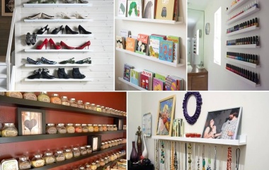 20 Clever Ideas to Use IKEA Picture Ledges fi