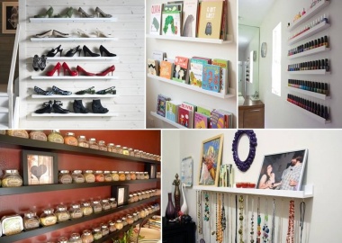 20 Clever Ideas to Use IKEA Picture Ledges fi