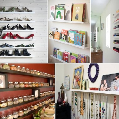 20 Clever Ideas to Use IKEA Picture Ledges fi