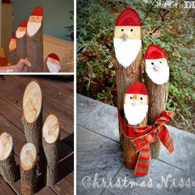 How About Making Log Christmas Decorations fi