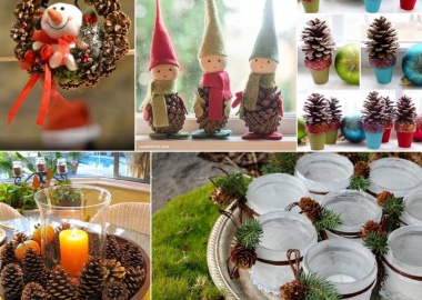 How To Make Decor Projects with Mini Pine Cones fi