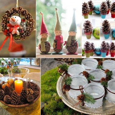 How To Make Decor Projects with Mini Pine Cones fi