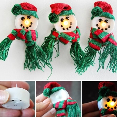 Make These Adorable Magnetic Snowmen fi