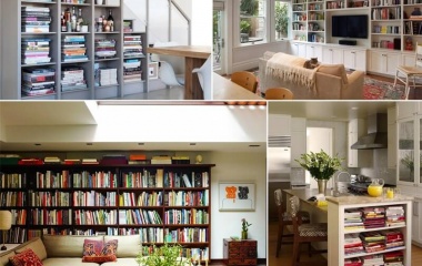 10 Places In Your Home to Display Books At fi