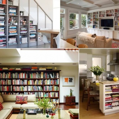 10 Places In Your Home to Display Books At fi