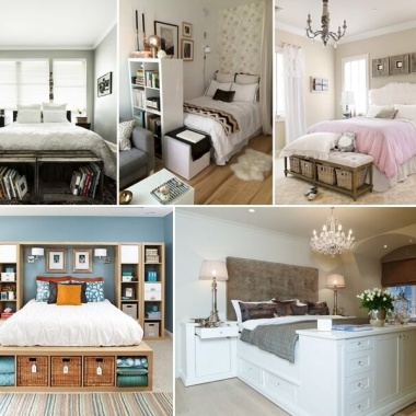 32 Ideas to Decorate The Space in Front of Bed Foot fi