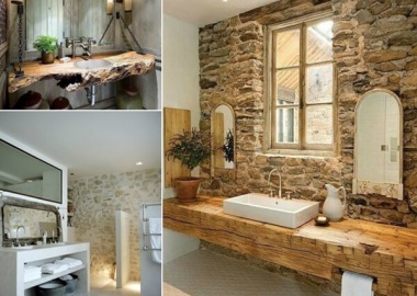 40 Rustic Bathroom Designs That Will Inspire You fi