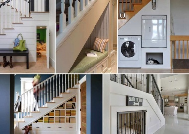 Cleverly Utilize The Space Under The Stairs fi