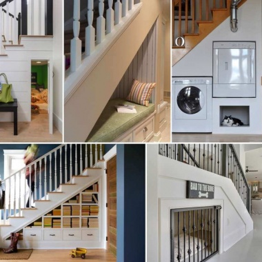 Cleverly Utilize The Space Under The Stairs fi