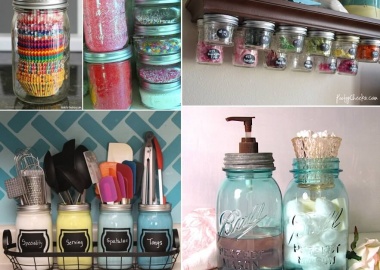 10 Clever Ways to Use Mason Jars for Storage fi