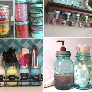 10 Clever Ways to Use Mason Jars for Storage fi