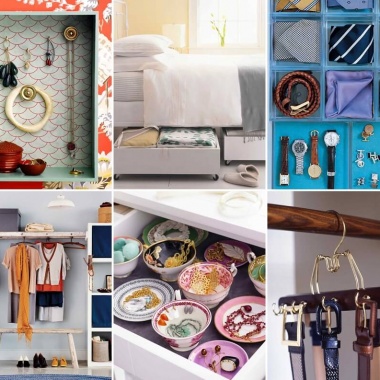 20 Clever Tricks to Organize Your Bedroom fi