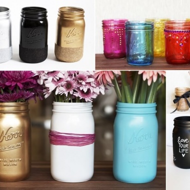 5 Ways in Which You Can Color Mason Jars fi