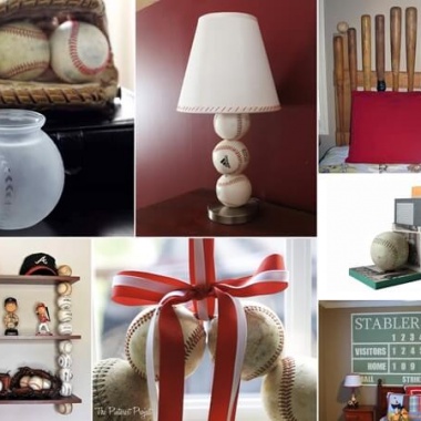 Here Are Some Awesome Baseball Inspired Home Decor Projects fi