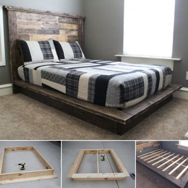 This DIY Platform Bed is Just Superb fi