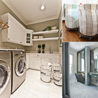 10 Cool Clothes Hamper Ideas for Your Laundry Room fi