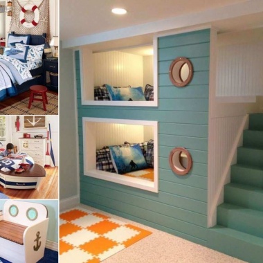 10 Cool Nautical Kids' Bedroom Decorating Ideas fi