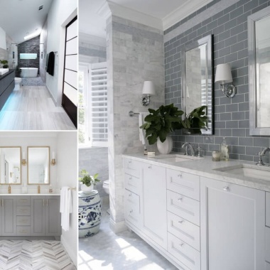 10 Lively Ways to Add Life to a Gray Bathroom fi