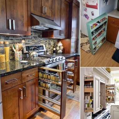 10 Places in Your Kitchen to Install a Spice Rack fi