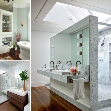10 Amazing Bathroom Partition Options You Will Admire  fi