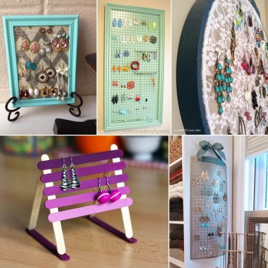 10 Lovely DIY Earring Holder Ideas for You fi